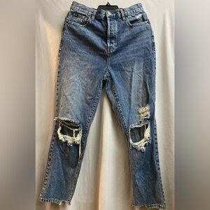 PACSUN distressed boyfriend jeans size 26.